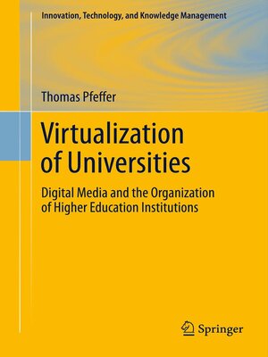 cover image of Virtualization of Universities